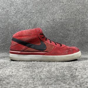 Nike MAVRK 6.0 MID 2 386611-601 Mens Size 12 Red Suede Athletic Shoes Used